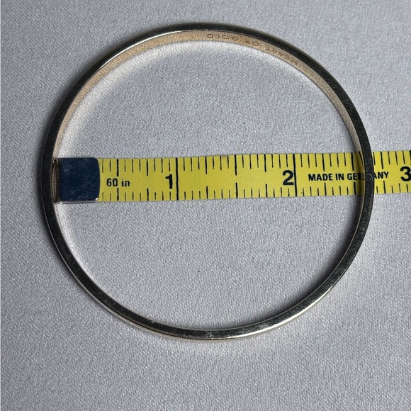 Kate Spade Heart of Gold Idiom Classic Minimalist Gold Bangle Bracelet - Picture 8 of 9